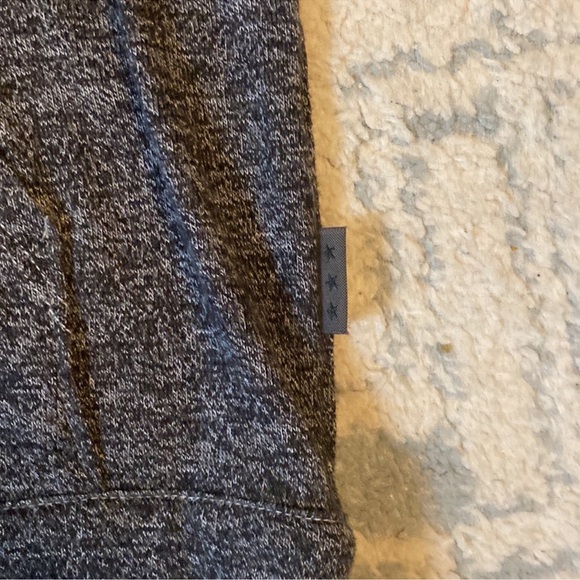 John Varvatos Lightweight Pullover Hoodie with Buttons, Neck Drawstring & Pocket - Picture 5 of 5